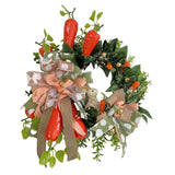 Maxbell Easter Wreath for Front Door Hanger Spring Wreath for Door Patio Celebration 40cm