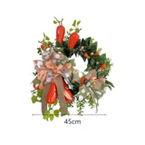 Maxbell Easter Wreath for Front Door Hanger Spring Wreath for Door Patio Celebration 45cm
