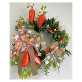 Maxbell Easter Wreath for Front Door Hanger Spring Wreath for Door Patio Celebration 45cm