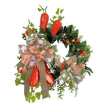 Maxbell Easter Wreath for Front Door Hanger Spring Wreath for Door Patio Celebration 45cm