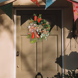 Maxbell Easter Wreath for Front Door Hanger Spring Wreath for Door Patio Celebration 45cm