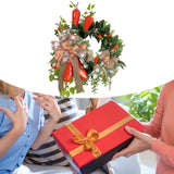 Maxbell Easter Wreath for Front Door Hanger Spring Wreath for Door Patio Celebration 45cm