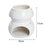 Maxbell Ceramic Essential Oil Burner Creative for Table Centerpiece Festival Kitchen White