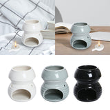 Maxbell Ceramic Essential Oil Burner Creative for Table Centerpiece Festival Kitchen White