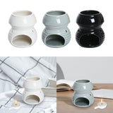 Maxbell Ceramic Essential Oil Burner Creative for Table Centerpiece Festival Kitchen White