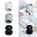 Maxbell Ceramic Essential Oil Burner Creative for Table Centerpiece Festival Kitchen White