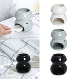 Maxbell Ceramic Essential Oil Burner Creative for Table Centerpiece Festival Kitchen White