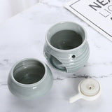 Maxbell Ceramic Essential Oil Burner Creative for Table Centerpiece Festival Kitchen Grey