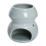 Maxbell Ceramic Essential Oil Burner Creative for Table Centerpiece Festival Kitchen Grey