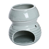 Maxbell Ceramic Essential Oil Burner Creative for Table Centerpiece Festival Kitchen Grey