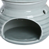 Maxbell Ceramic Essential Oil Burner Creative for Table Centerpiece Festival Kitchen Grey