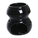 Maxbell Ceramic Essential Oil Burner Creative for Table Centerpiece Festival Kitchen Black