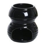 Maxbell Ceramic Essential Oil Burner Creative for Table Centerpiece Festival Kitchen Black