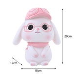 Maxbell Piggy Bank Desktop Change Box Money Box for Children New Year Souvenir Store Pink