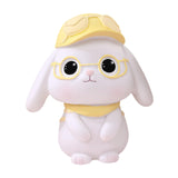 Maxbell Piggy Bank Desktop Change Box Money Box for Children New Year Souvenir Store Yellow