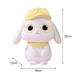 Maxbell Piggy Bank Desktop Change Box Money Box for Children New Year Souvenir Store Yellow