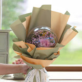 Maxbell 2xBouquet Bobo Ball Decoration Flower Bouquet Stuffing Ball for Gift Packaging 20cm