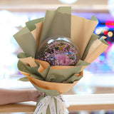 Maxbell 2xBouquet Bobo Ball Decoration Flower Bouquet Stuffing Ball for Gift Packaging 20cm