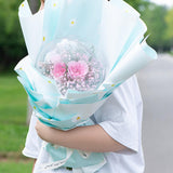 Maxbell 2xBouquet Bobo Ball Decoration Flower Bouquet Stuffing Ball for Gift Packaging 20cm