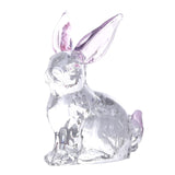 Maxbell Easter Rabbit Figurine Bunny Statue Mini for Bookshelf Centerpiece Entrance
