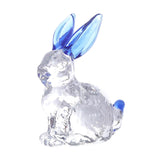 Maxbell Easter Rabbit Figurine Bunny Statue Mini for Bookshelf Centerpiece Entrance