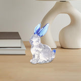 Maxbell Easter Rabbit Figurine Bunny Statue Mini for Bookshelf Centerpiece Entrance