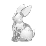 Maxbell Easter Rabbit Figurine Bunny Statue Mini for Bookshelf Centerpiece Entrance