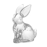 Maxbell Easter Rabbit Figurine Bunny Statue Mini for Bookshelf Centerpiece Entrance