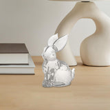 Maxbell Easter Rabbit Figurine Bunny Statue Mini for Bookshelf Centerpiece Entrance