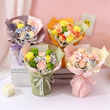 Maxbell Soap Flower Bouquet Romantic Mother's Day Gift for Party Wedding Anniversary Pink