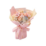 Maxbell Soap Flower Bouquet Romantic Mother's Day Gift for Party Wedding Anniversary Pink