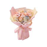 Maxbell Soap Flower Bouquet Romantic Mother's Day Gift for Party Wedding Anniversary Pink