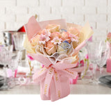 Maxbell Soap Flower Bouquet Romantic Mother's Day Gift for Party Wedding Anniversary Pink