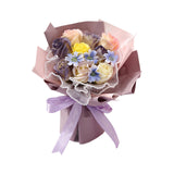 Maxbell Soap Flower Bouquet Romantic Mother's Day Gift for Party Wedding Anniversary Violet