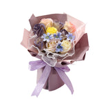 Maxbell Soap Flower Bouquet Romantic Mother's Day Gift for Party Wedding Anniversary Violet