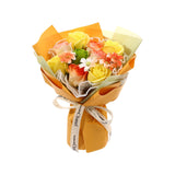 Maxbell Soap Flower Bouquet Romantic Mother's Day Gift for Party Wedding Anniversary Orange