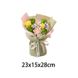 Maxbell Soap Flower Bouquet Romantic Mother's Day Gift for Party Wedding Anniversary Green