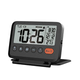 Maxbell Desktop Clock LCD Folding Desktop Table Clocks for Travelling Office Bedroom
