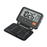 Maxbell Desktop Clock LCD Folding Desktop Table Clocks for Travelling Office Bedroom