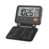 Maxbell Desktop Clock LCD Folding Desktop Table Clocks for Travelling Office Bedroom