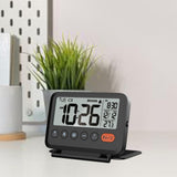 Maxbell Desktop Clock LCD Folding Desktop Table Clocks for Travelling Office Bedroom