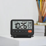 Maxbell Desktop Clock LCD Folding Desktop Table Clocks for Travelling Office Bedroom