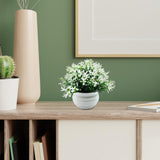 Maxbell Fake Plant in Pot Photo Props Faux Bonsai for Farmhouse Room Indoor Bedroom