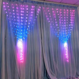 Maxbell LED Curtain Lights EU Adapter Curtain Fairy Lights for Indoor Wedding Garden