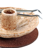 Incense Holder Home Fragrance with Mat Tweezer DIY Supplies Sage Burner Bowl Beige