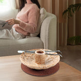 Incense Holder Home Fragrance with Mat Tweezer DIY Supplies Sage Burner Bowl Beige