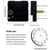 Movement Silent DIY Clock Repair Easy to Install Clock Mechanism Replacement 32mm
