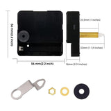 Movement Silent DIY Clock Repair Easy to Install Clock Mechanism Replacement 32mm