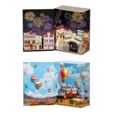 DIY Book Bookends Kits Building Puzzles Doll House Model for Teens Boys Kids City