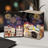 DIY Book Bookends Kits Building Puzzles Doll House Model for Teens Boys Kids City